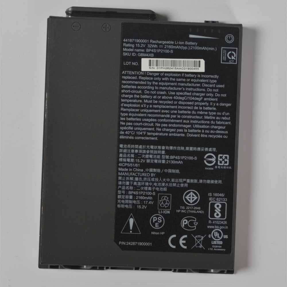 Getac BP4S1P2100S 15.2V 2160mAh/32Wh Replacement Battery