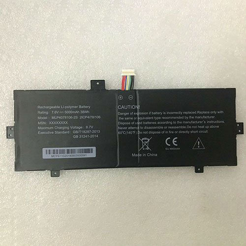 Haier MLP4078106-2S 7.6V/8.7V 38WH/5000mAh Replacement Battery